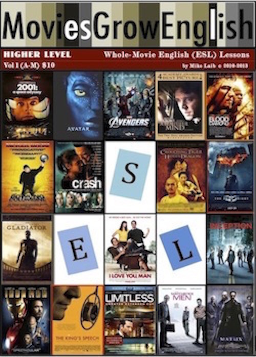Higher-Level Whole-Movie Lessons book cover for Movies Grow English ESL lessons using popular films